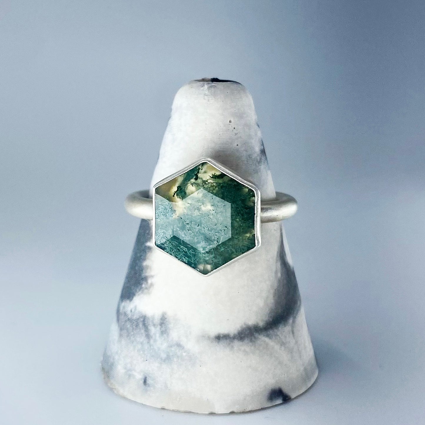 Moss Agate Ring