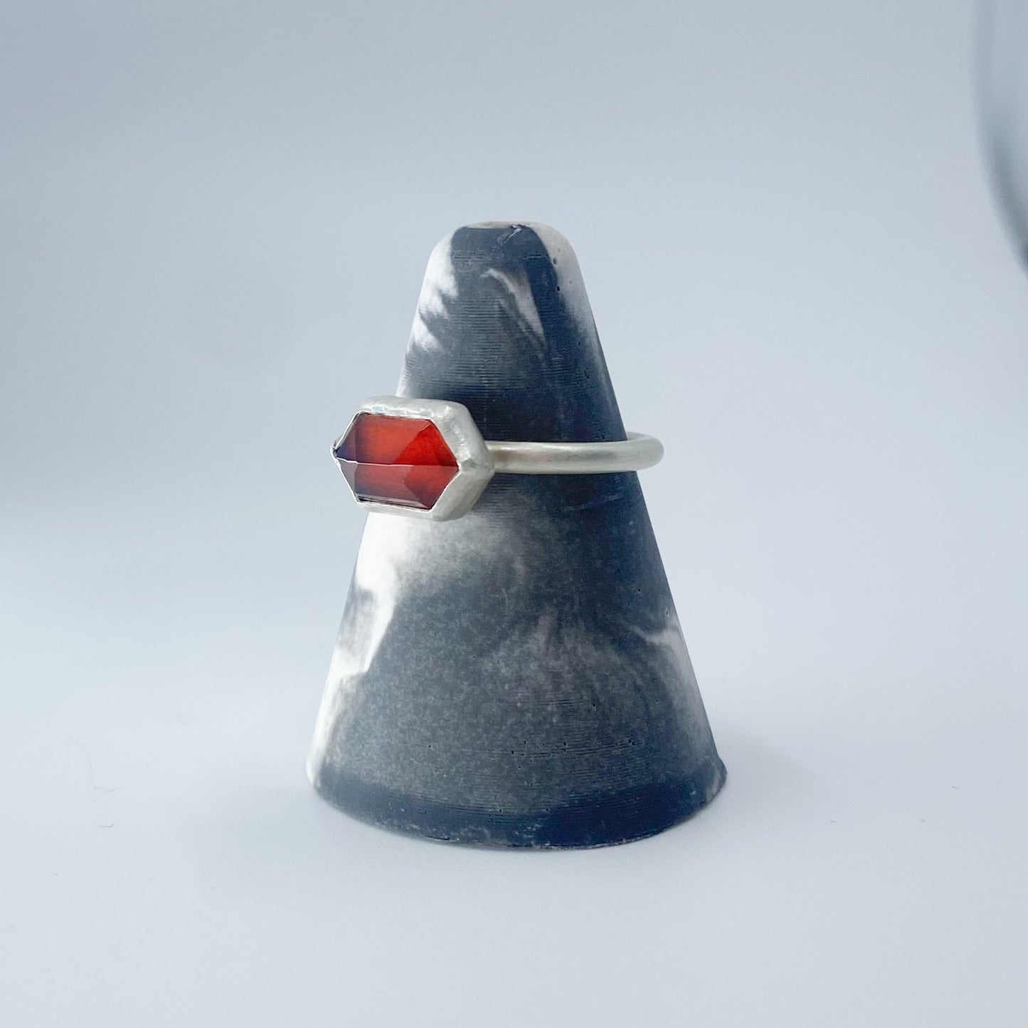 Hessonite Garnet Ring