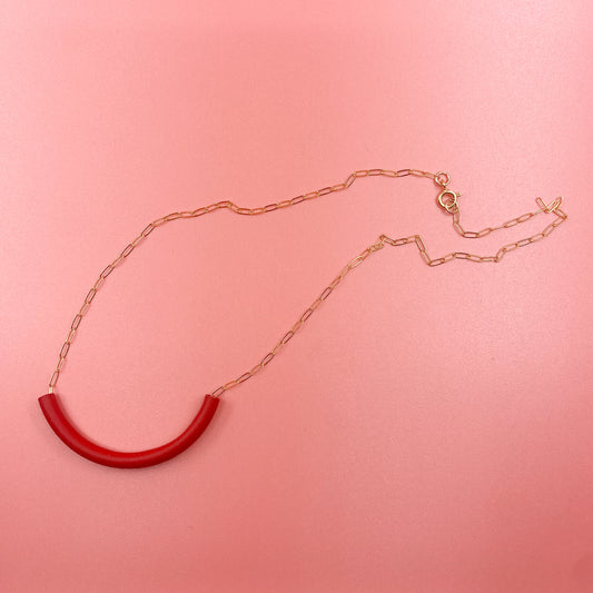 Noodle Necklace (gold chain)